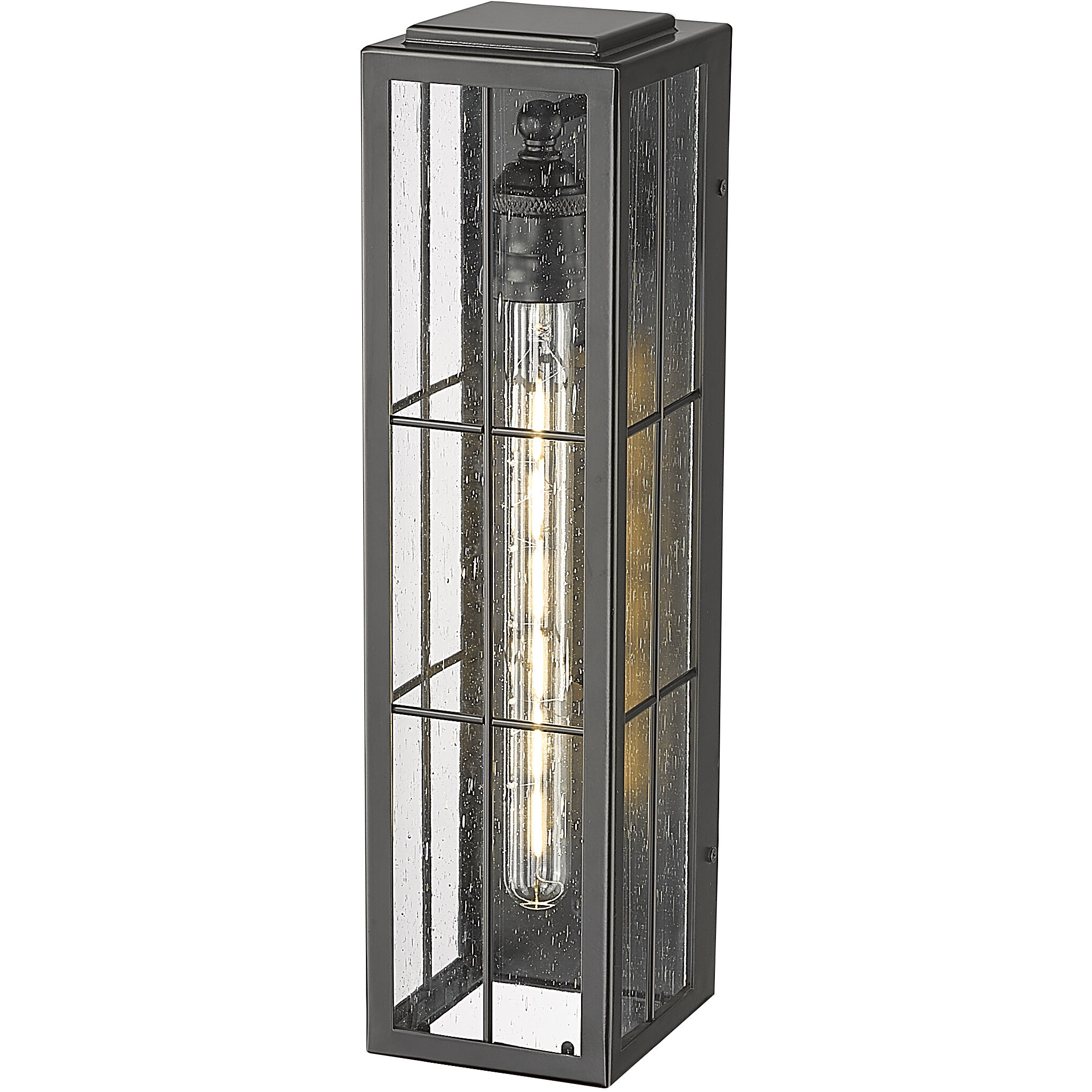 Jaxson 1 Light 17.75 inch Powder Coated Black Outdoor Wall Sconce